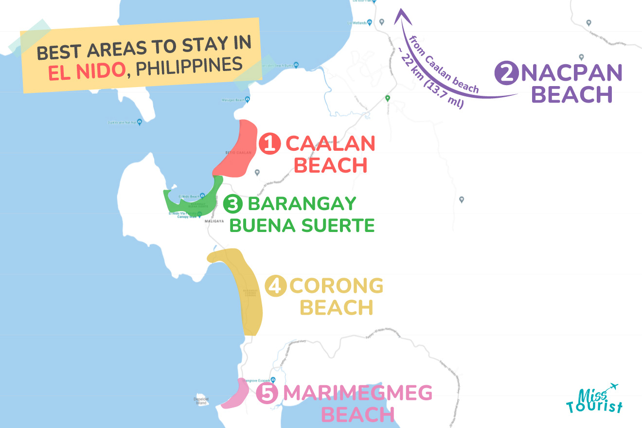 Where to Stay in El Nido ️ 5 Unique Areas (with Hotels)